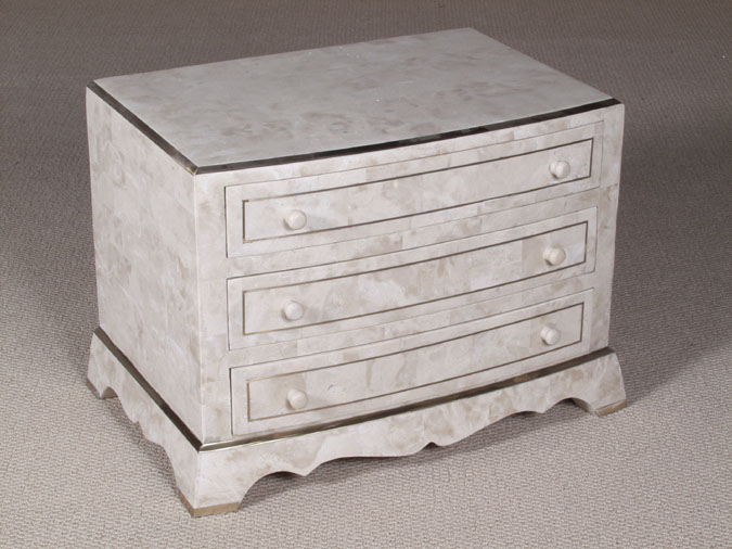 64-1300 - 3-Drawer Chest Beige Fossil Stone