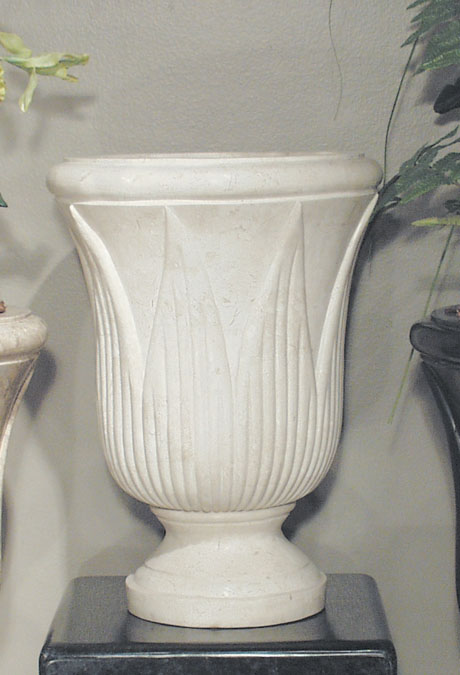 71-0335 - Juliette Vase, White Ivory Stone