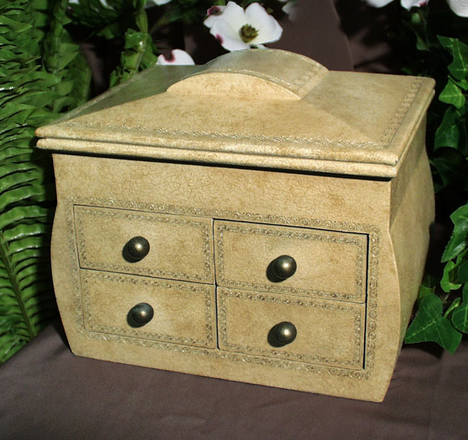 MBOX-0029 - Special Finish Ivory Leather Box